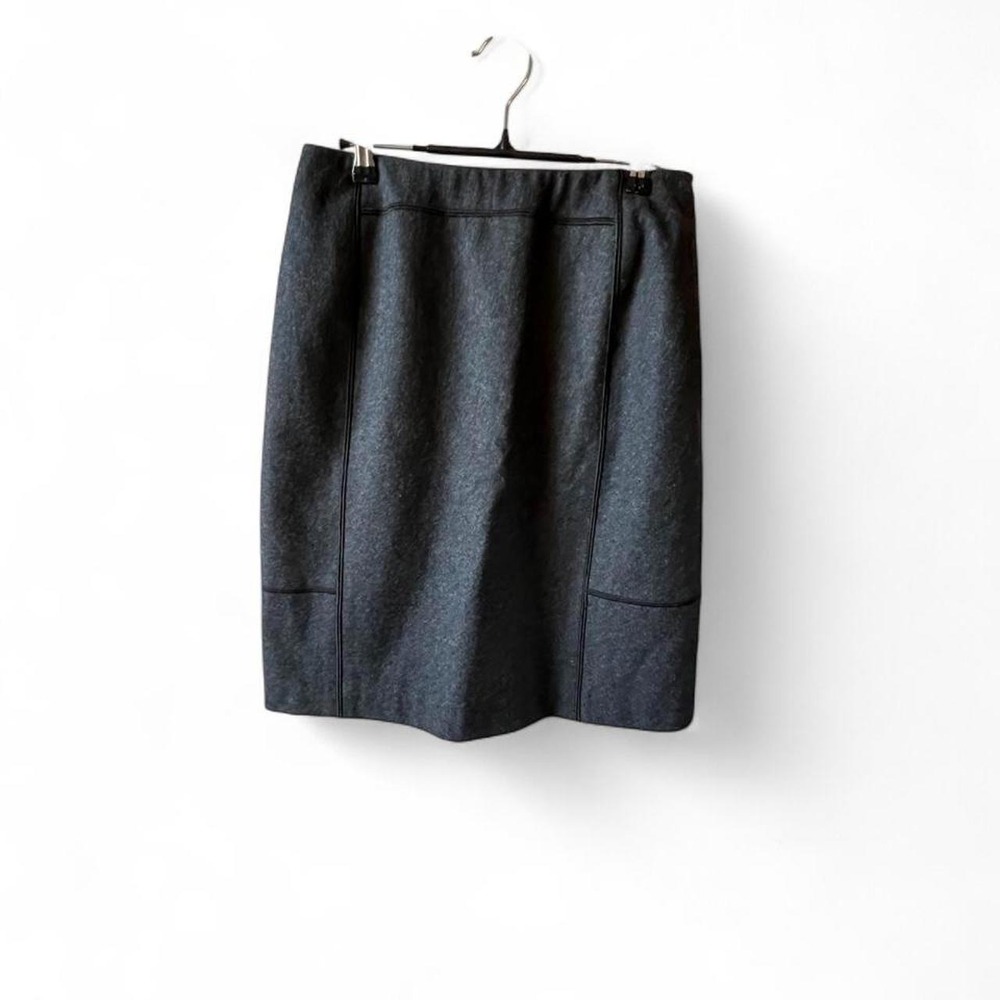 Vintage Harvé Benard by Benard Holtzman Gray Skirt Women's 10P Wool Viscose